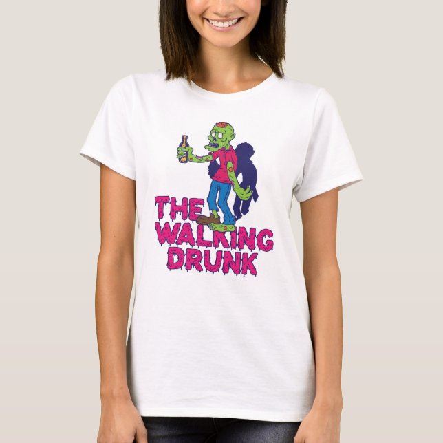Camiseta The Walking Drunk (Frente)