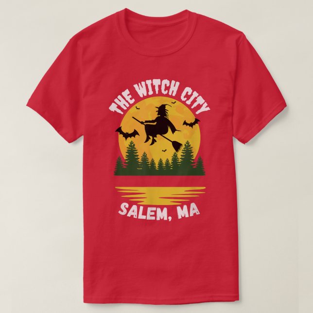 Camiseta The Witch City, Salem MA T-Shirt (Frente do Design)