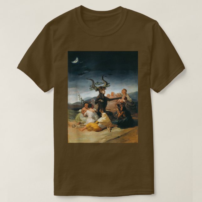Camiseta The Witches Sabbath Goya  (Frente do Design)