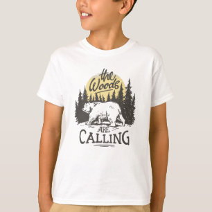Camiseta The woods are calling - Bear in the woods nature