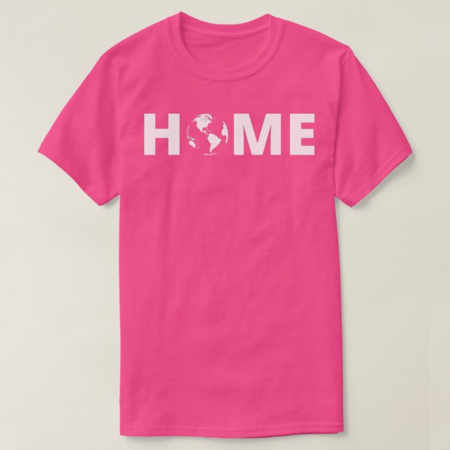 Camiseta The World Is My Home (Frente do Design)