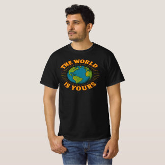 Camiseta The World Is Yours Globe Graphic Tee