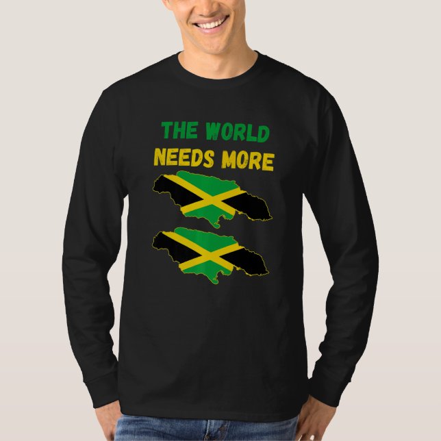 Camiseta The World Needs More Jamaica Jamaican   (Frente)
