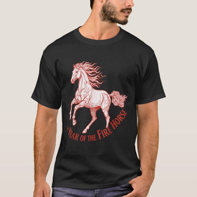 Camiseta The Year Of The Fire Horse 2026 Celebration  (Frente)