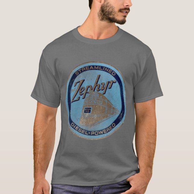 Camiseta The Zephyr Streamlined Diesel Powered (Frente)