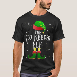 Camiseta The Zoo Keeper Elf Christmas Family Matching Costu