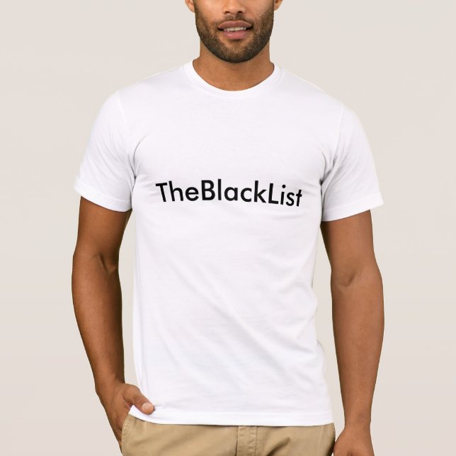 Camiseta TheBlackList (Frente)