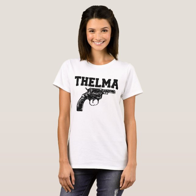Camiseta Thelma e Louise ATIRAM no grupo de imagem de tri (Frente Completa)