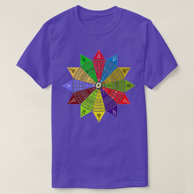 Camiseta Thema Mundi Zodiac Flower Blade (Frente do Design)
