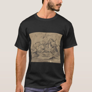 Camiseta Theodor Kittelsen A velha Bruxa com a Cabeça debai