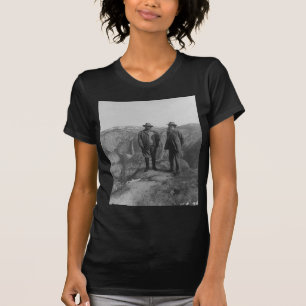 Camiseta Theodore Roosevelt e John Muir no ponto da geleira