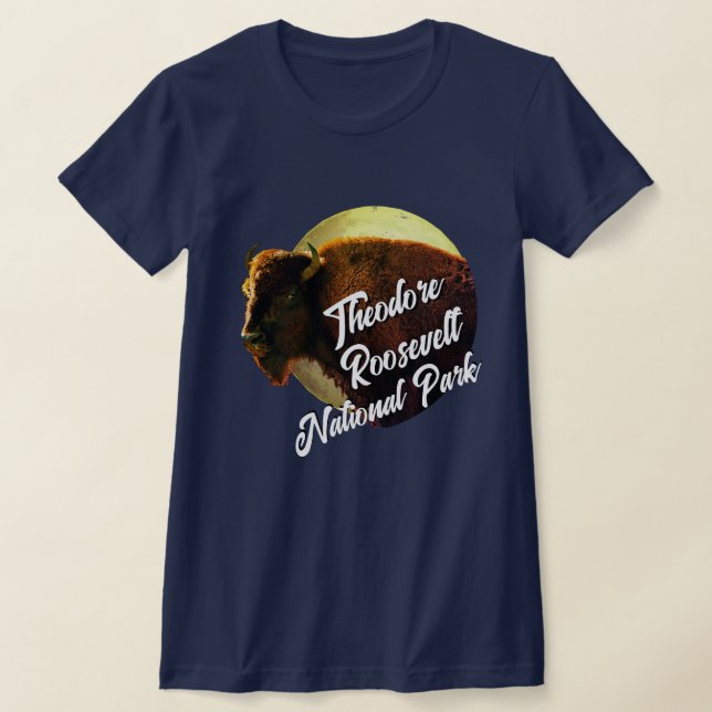 Camiseta Theodore Roosevelt National Park & Buffalo (Postura )