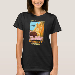 Camiseta Theodore Roosevelt North Dakota Us National Park V