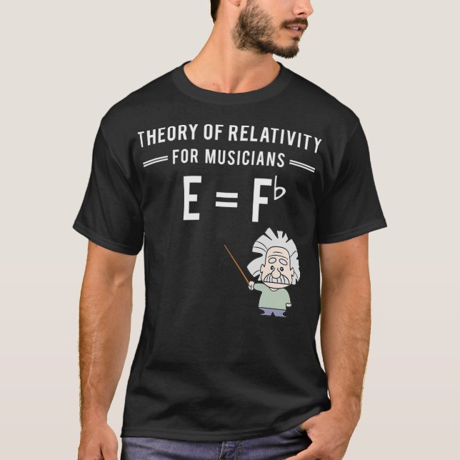 Camiseta Theory Of Relativity For Musicians Classical (Frente)