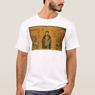 Camiseta Theotokos com Ss. Constatine e… - personalizado