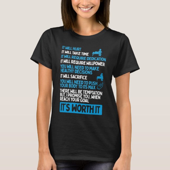 Camiseta Therapy Its worth it Healthcare Physical Therapist (Frente)