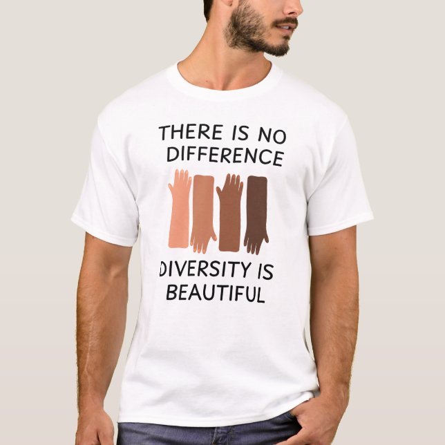 Camiseta There I No Diversity (Frente)