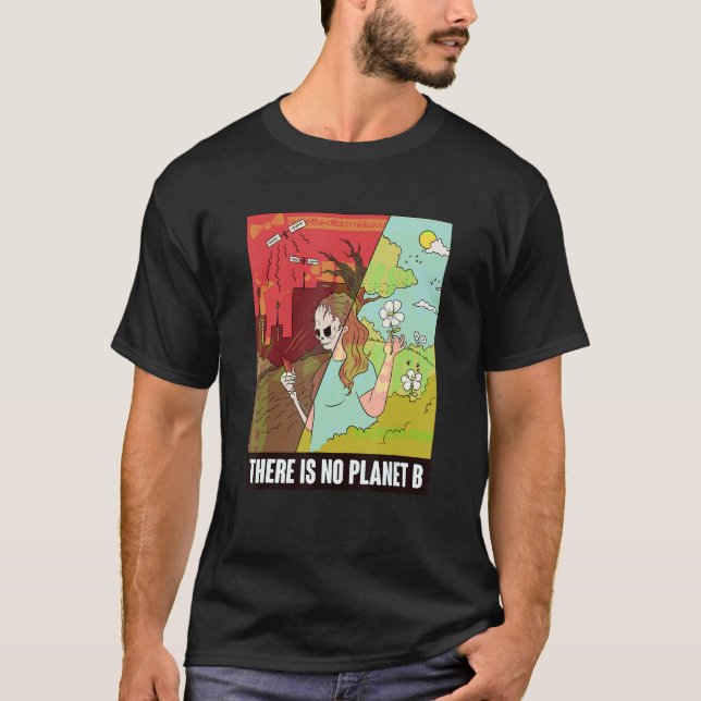 Camiseta There Is No Planet B   Earth Day   Global Warming (Frente)