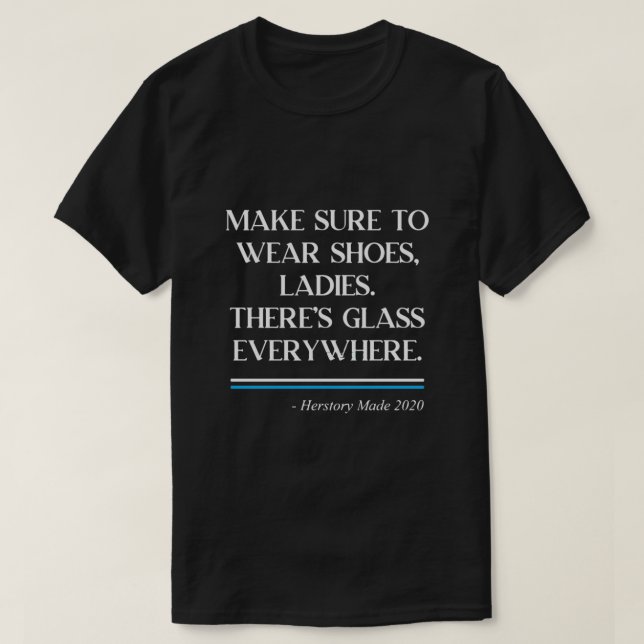 Camiseta There's Glass Everywhere (Frente do Design)