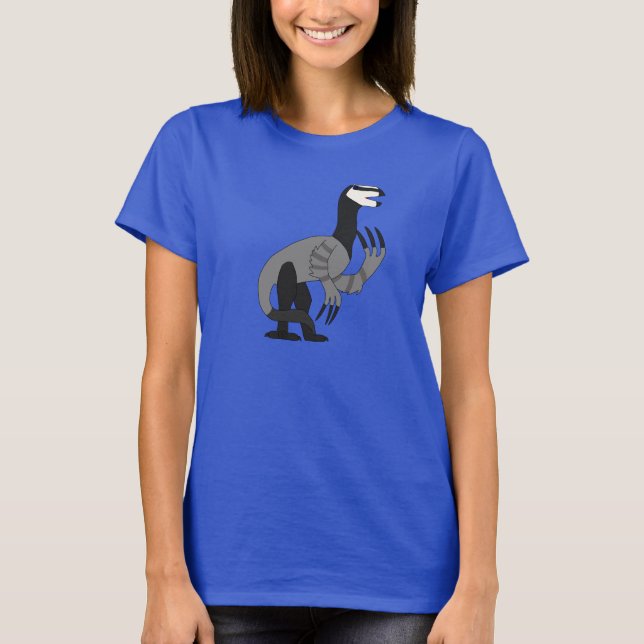 Camiseta Therizinosaurus Dino Art Adult  (Frente)