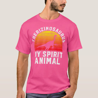 Camiseta Therizinossauro Meu Espírito Dinossauro Animal Ret