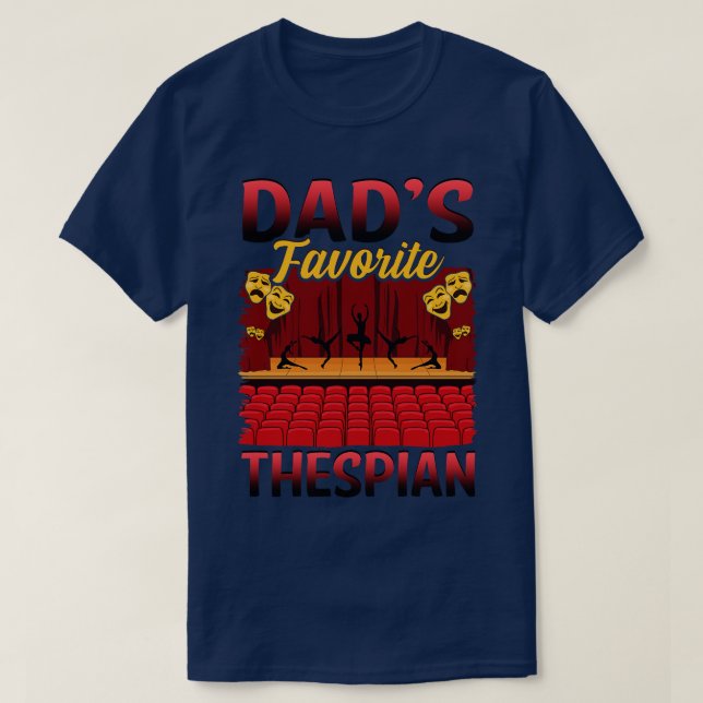 Camiseta Thespian Gift Idea 2 (Frente do Design)