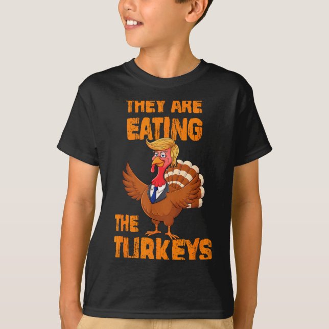Camiseta They Are Eating The Turkeys Tee Uni-adults Humor E (Frente)