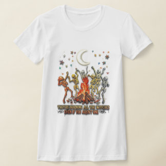 Camiseta "They’re Burning All The Witches" – 3D Graffiti Sk