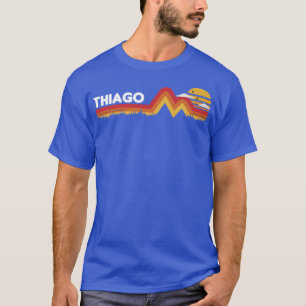 Camiseta Thiago Funny Retro Vintage Sunset Thiago 80s 90s P