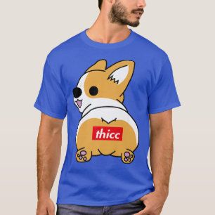 Camiseta Thicc Corgi Bumbum Engraçado Lover, Corgi Lover Pr