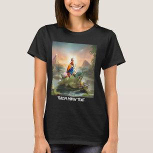 Camiseta Thich Minh Tue Embaixador Espiritual do Vietnamita
