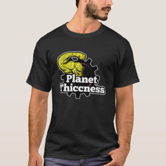 Camiseta Thicness Planet Gym Espessura Engraçado Piada