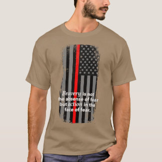 Camiseta Thin Red Fireglass - Bandeira Americana Patriot