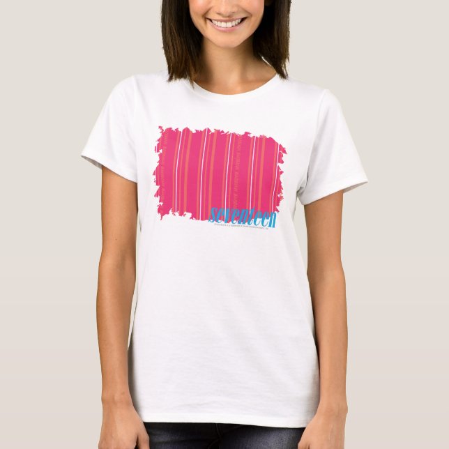 Camiseta Thin Stripes Magenta 2 (Frente)