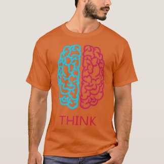 Camiseta Think Brain Science Neuroscience Neurologista S
