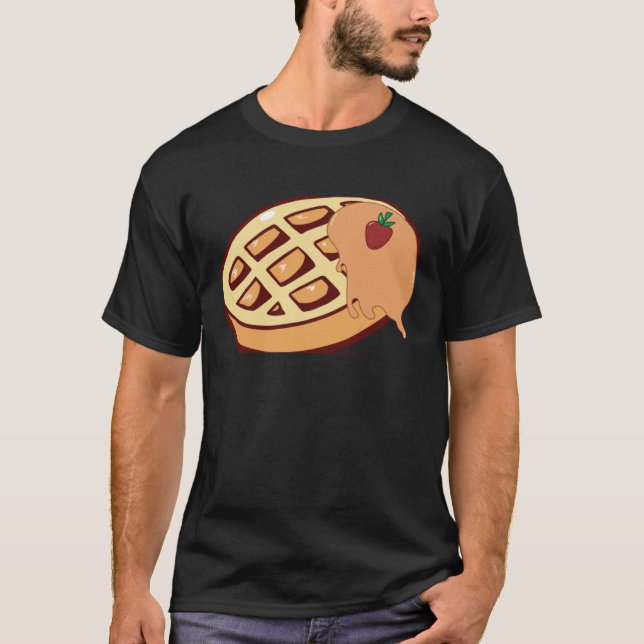 Camiseta Thinking About Waffles Delicious Waffle Chef (Frente)