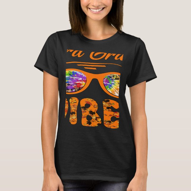 Camiseta Third Grade Vibes Cute Tie Die Fall Teacher Paraed (Frente)