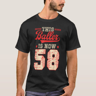 Camiseta This Baller Is Now 58 Baseball Knuckleballer Home 