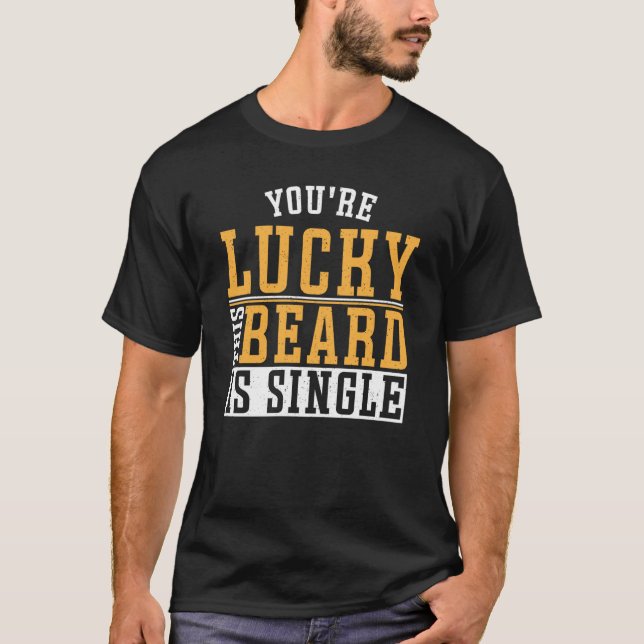 Camiseta This Beard Is Single (Frente)