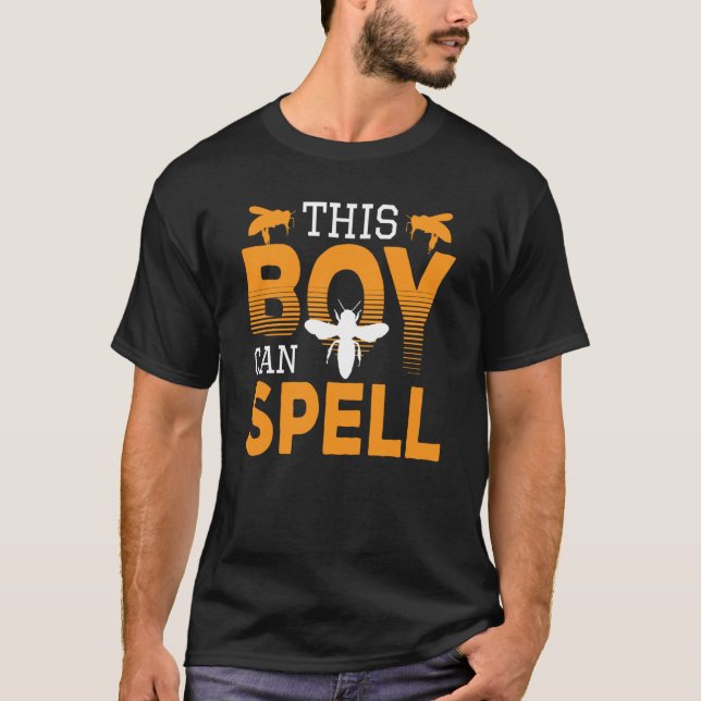 Camiseta This Boy Can Spell School Competition Spelling Bee (Frente)