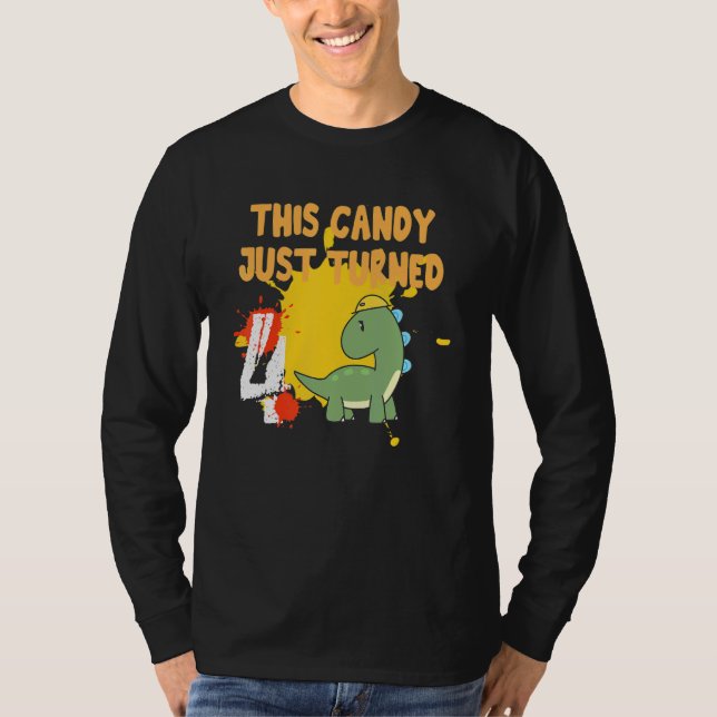 Camiseta This Candy Just Turned 4 Apparel (Frente)