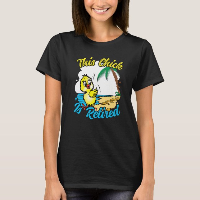 Camiseta This Chick is retired Women Retirement Premium (Frente)