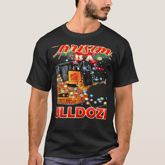 Camiseta This Christmas All I Want is a Bulldozer Xmas (Frente)