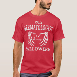 Camiseta This Dermatologist Loves Halloween Dermatology Sca