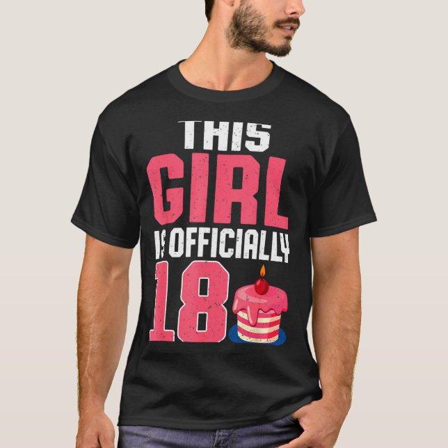Camiseta This Girl Is Ly 18 Years Old 18th Birthday Party  (Frente)