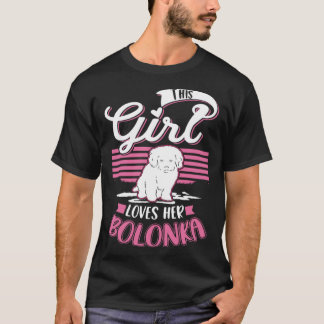 Camiseta This Girl loves her Bolonka Girl  1