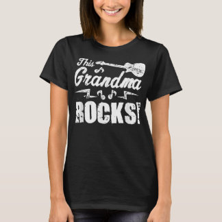 Camiseta This Grandma Rocks - Guitar Rock n Roll Funny Tee