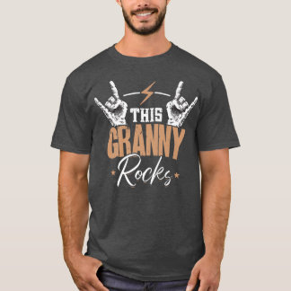 Camiseta This Granny RocksElectronic Rock Guitar1182