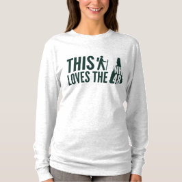 Camiseta "This Hiker Loves NH48" Women's Long Sleeve Tee
