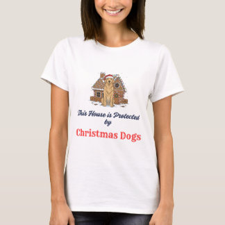 Camiseta 🏠 This House is Protected by Christmas Dogs 